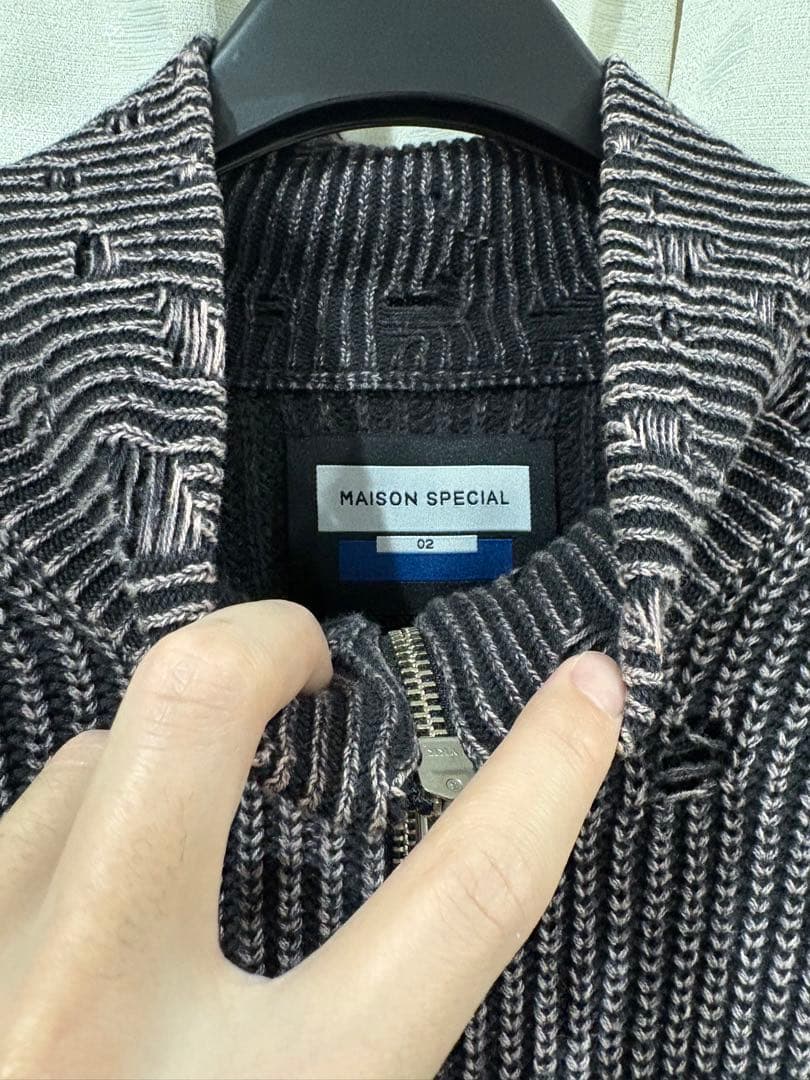 <試着のみ> MAISON SPECIALドライバーズニット