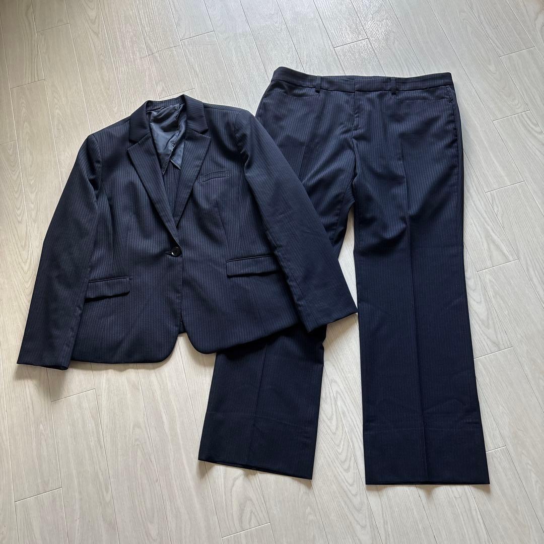 大きいサイズ ANCHOR WOMAN 21号　パンツスーツセット　洗える　青山