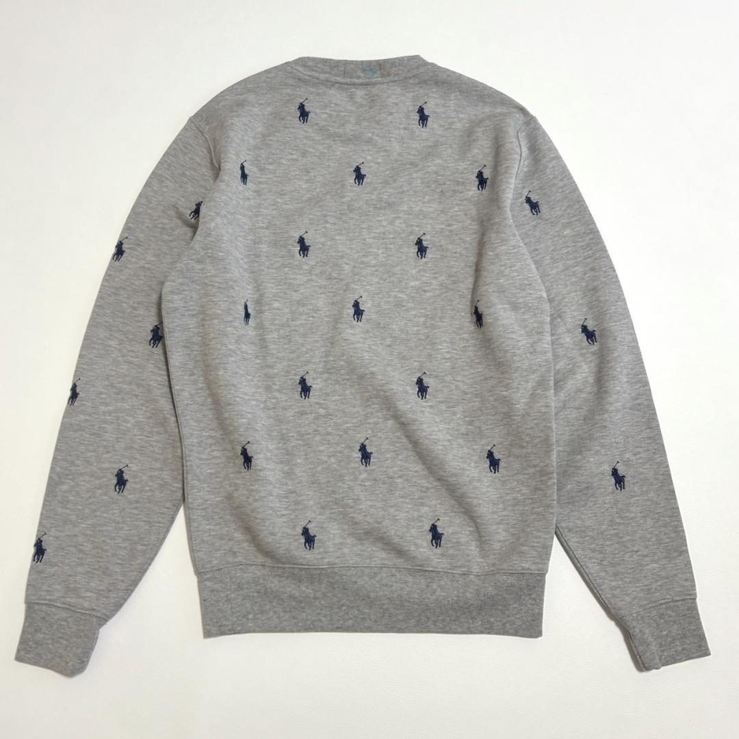 【最終価格】ポロラルフローレン スウェット ポニー刺繍 総柄 S相当
