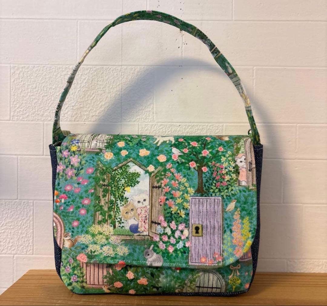 感謝価格　トートバッグ　エコティッシュカバー　巾着　ポーチ　ユキエモン　猫柄