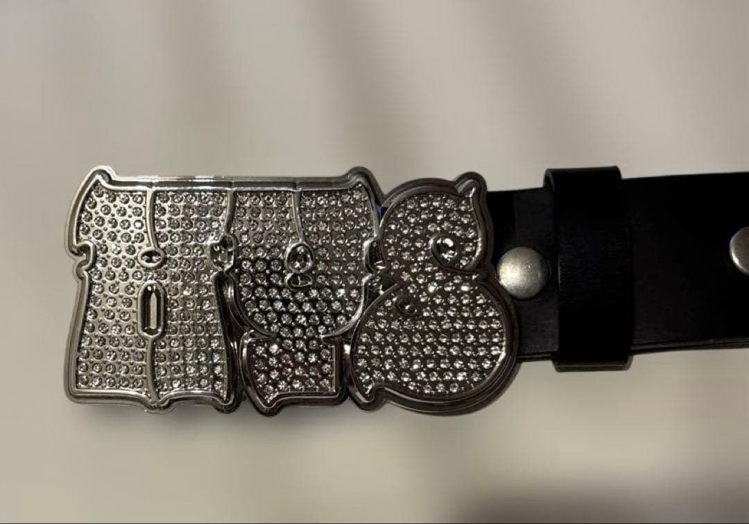 ヒステリックグラマー HYPNOTIZED LOGO リングレザーベルト