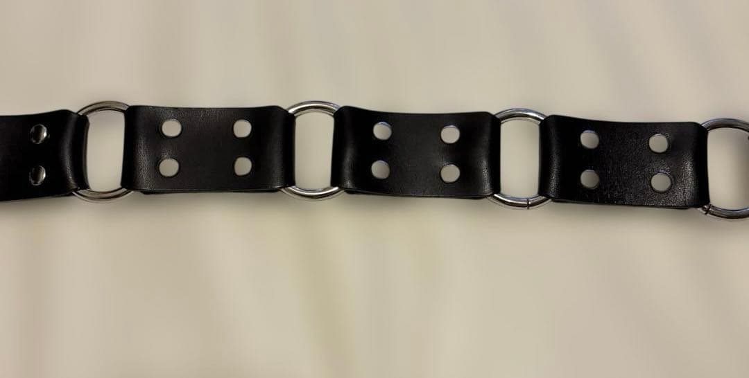 ヒステリックグラマー HYPNOTIZED LOGO リングレザーベルト