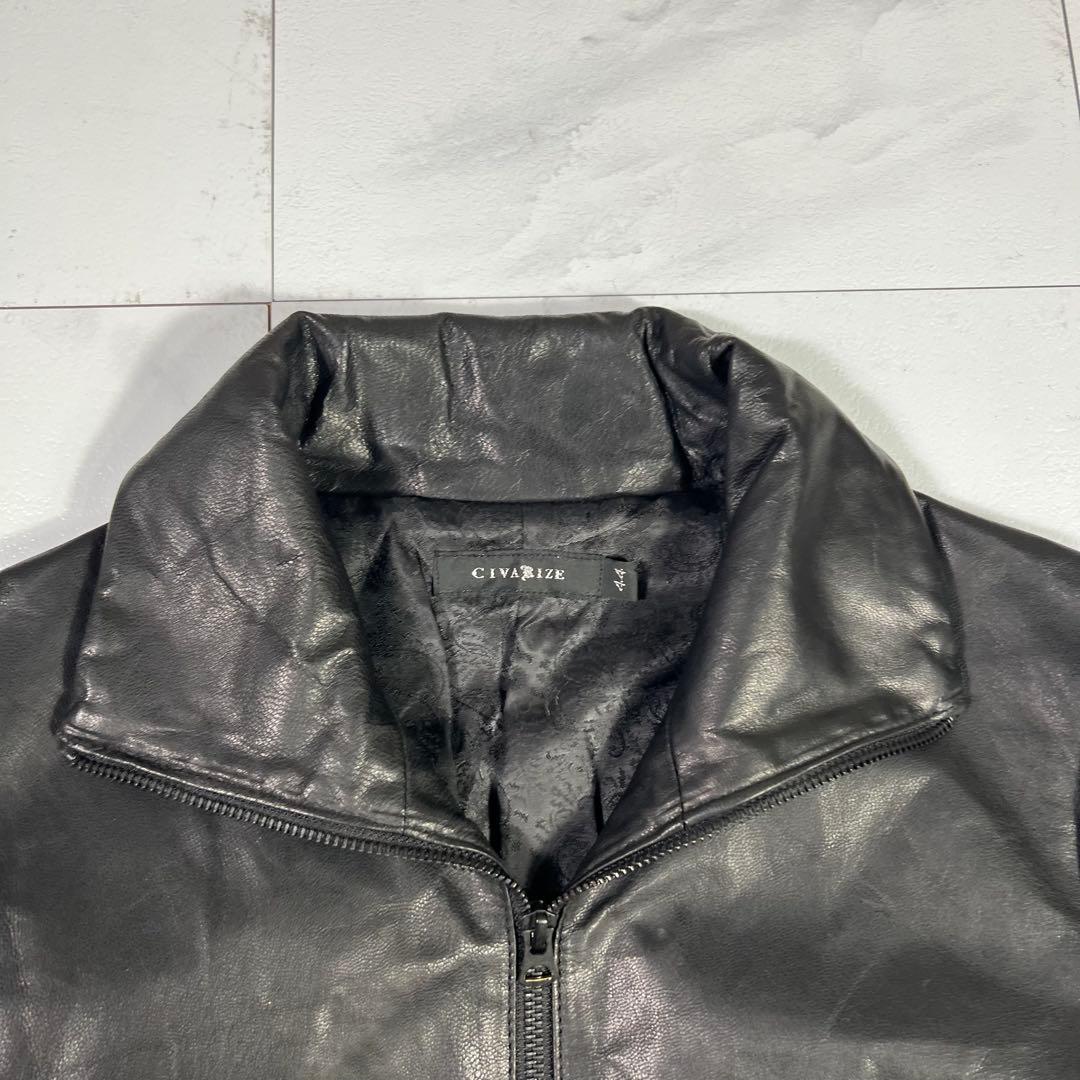 CIVARIZE シヴァーライズ 羊革 レザージャケット シングルライダース