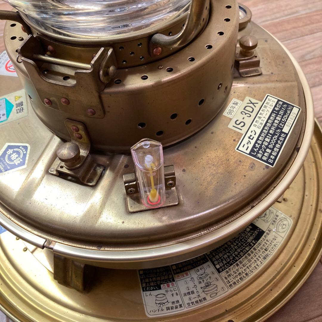 晴*読様 日本船燈 ニッセン IS-3DX フリージア 石油ストーブ 真鍮製