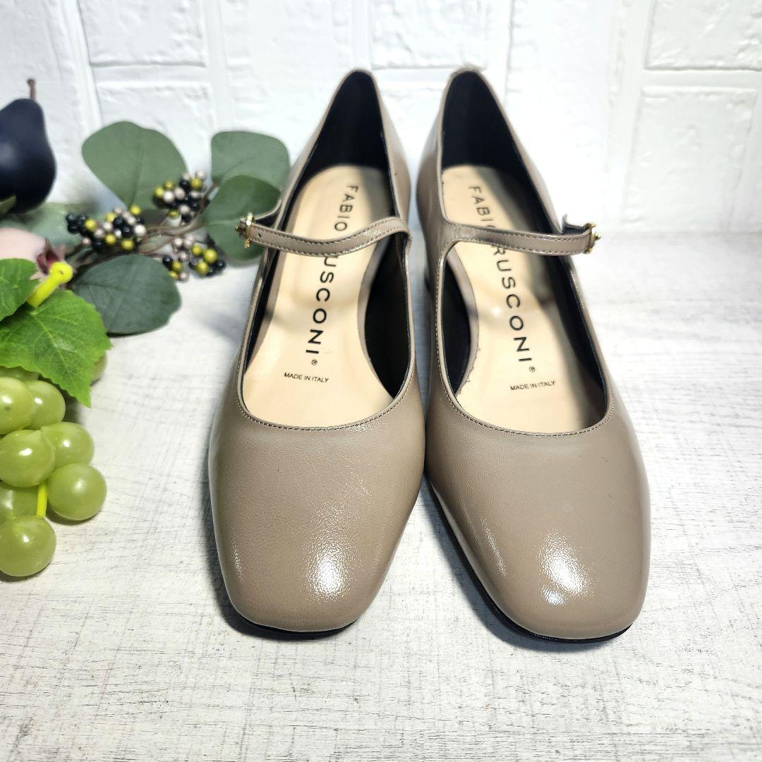 新品タグ付きFABIO RUSCONI ストラップ付パンプス☆トーブ 37