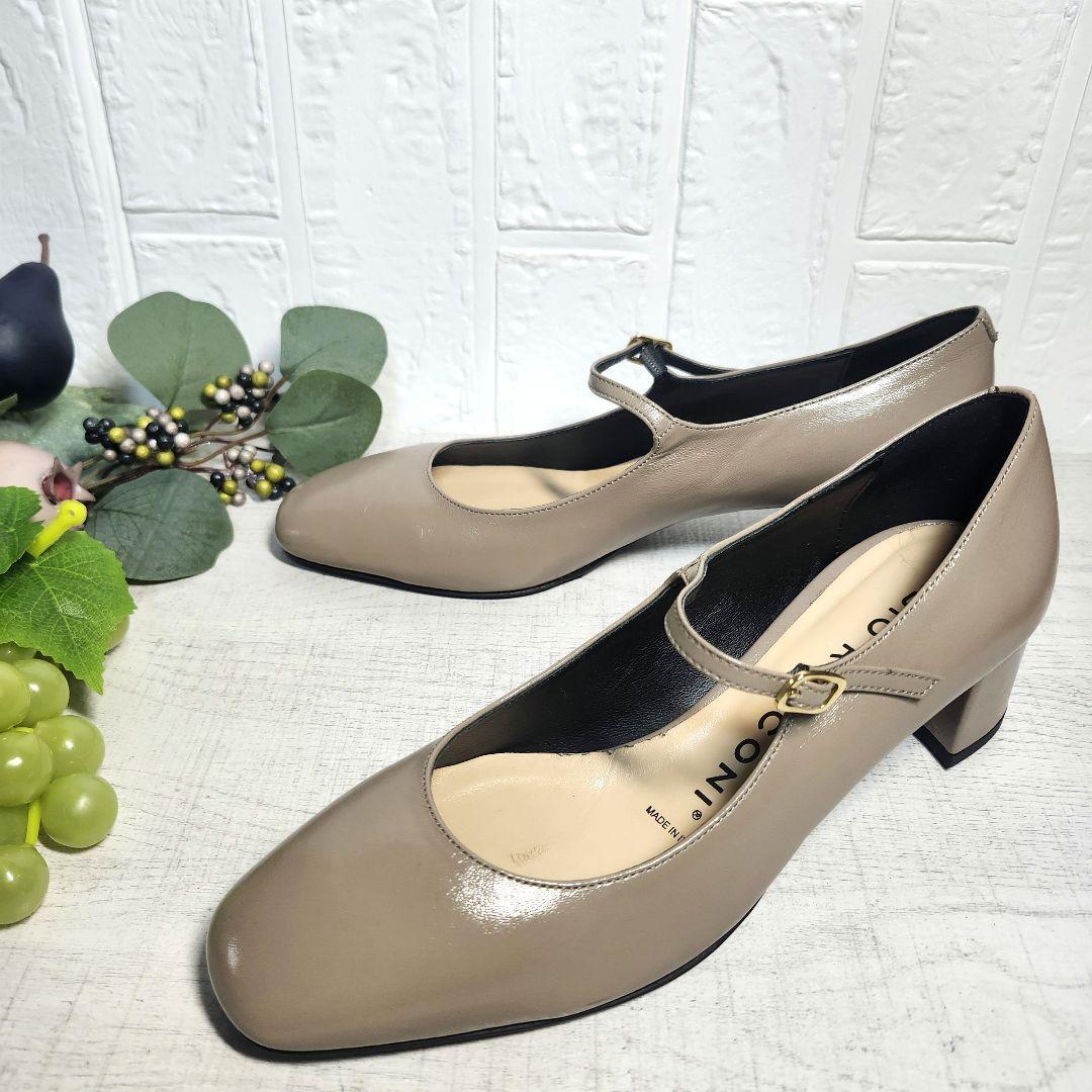 新品タグ付きFABIO RUSCONI ストラップ付パンプス☆トーブ 37