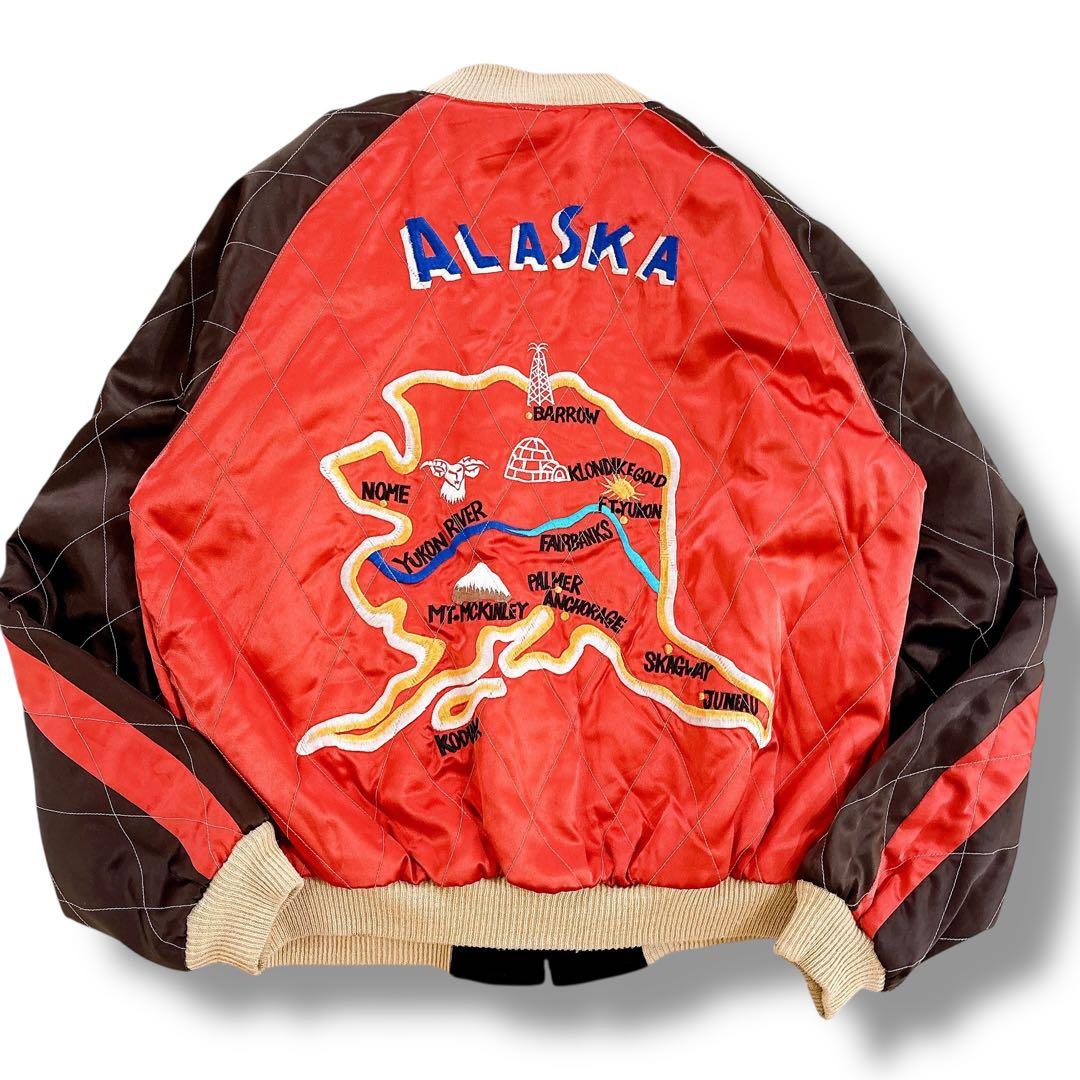 TAILOR東洋 別珍 スカジャン スーベニアジャケット アラスカ 龍 Lサイズ