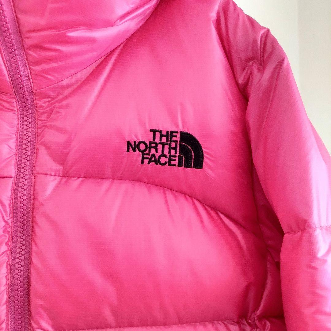 【美品】ノースフェイス アコンカグア フーディー ダウンジャケット ピンク M