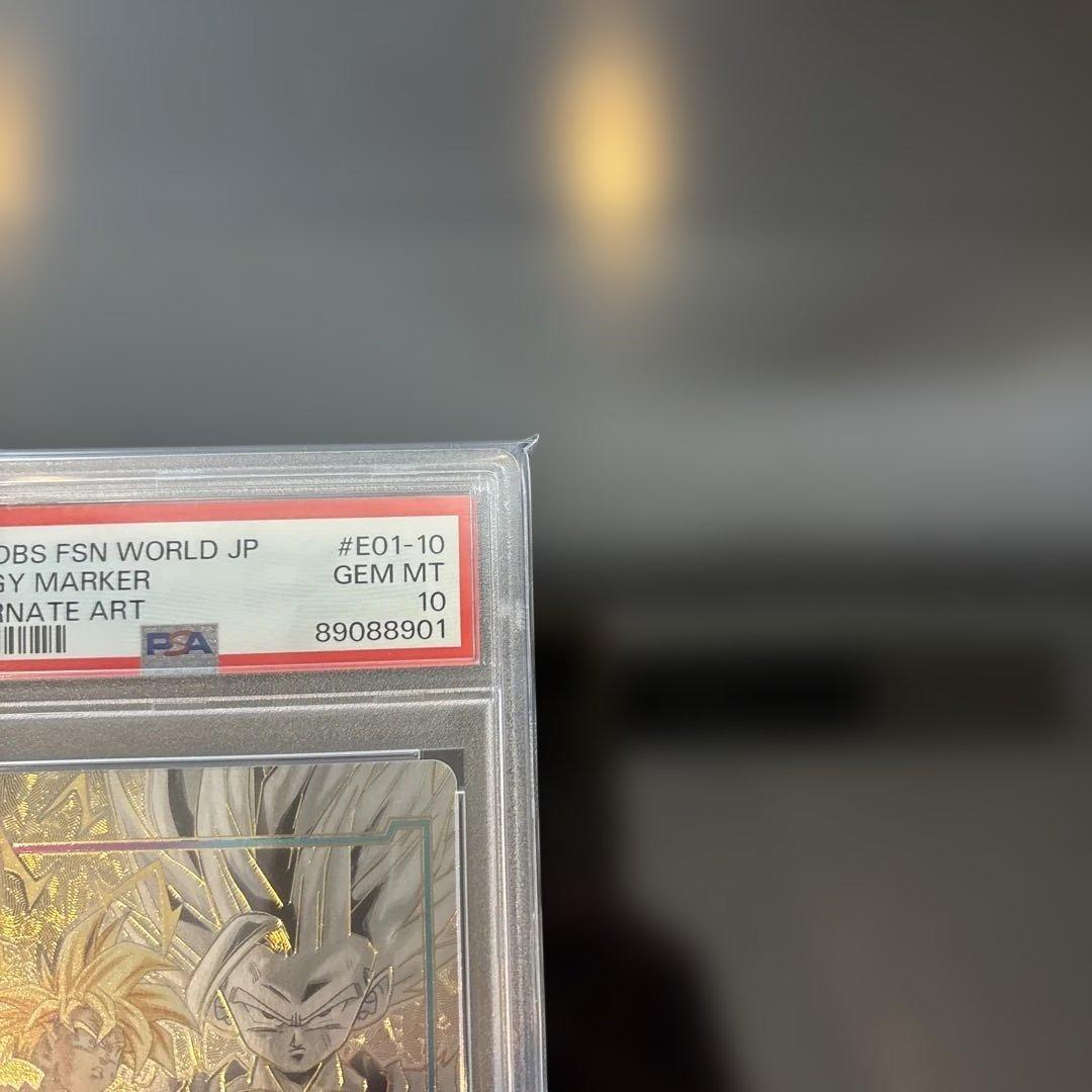 【PSA10】エナジーマーカー 悟飯 E01-10★ パラレル