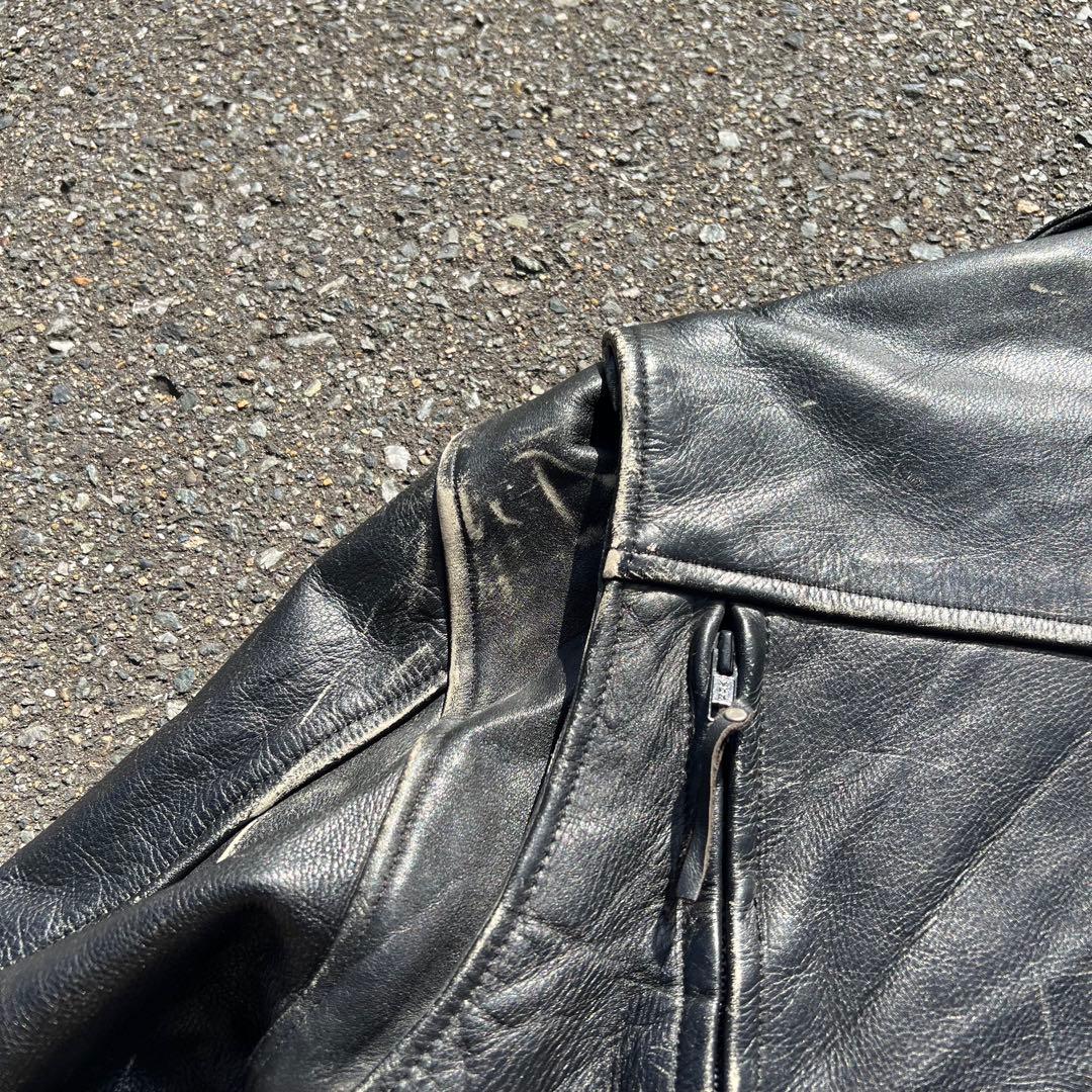 Harley Davidson レザージャケット　革ジャン　ライダース　グランジ