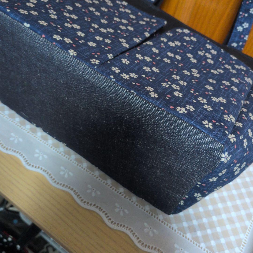 [JJ]　サイドポケット付ファスナーバック　全面二分割　後ファスナー