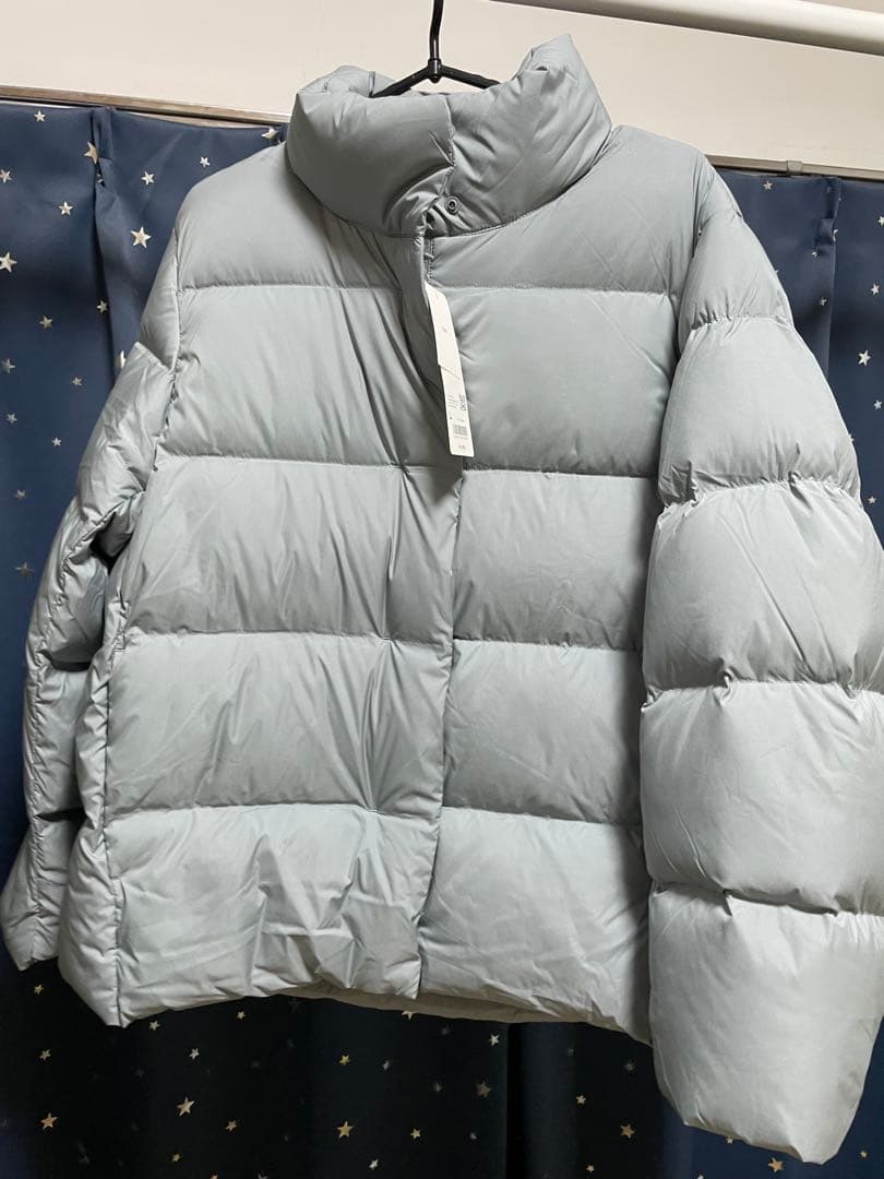 パウダーソフトダウンジャケット　ブルー