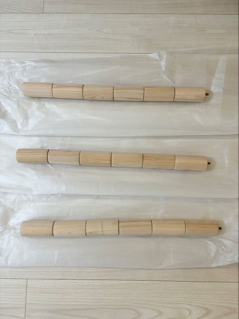 【ほぼ新品】❤️週末セール 高さ調整脚付き 檜すのこベッド（シングル