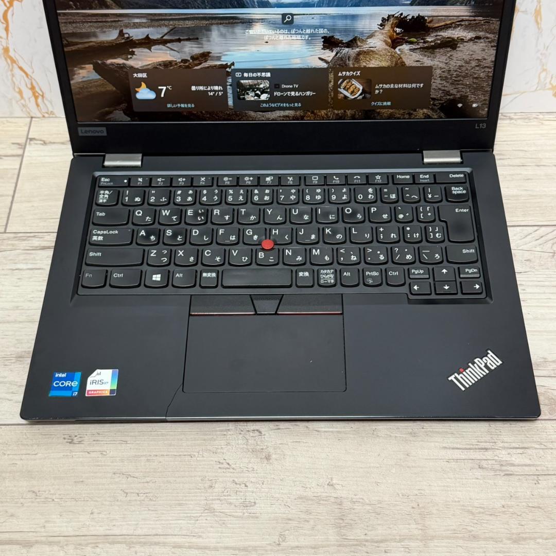 【ハイスペ❗i7❗16GB❗】ThinkPadL 11世代 SSD512 カメラ