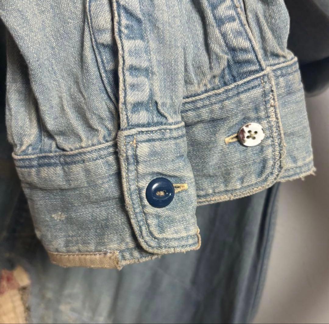 kapital kountry パッチワーク デニム ワンピース 刺子 日本製