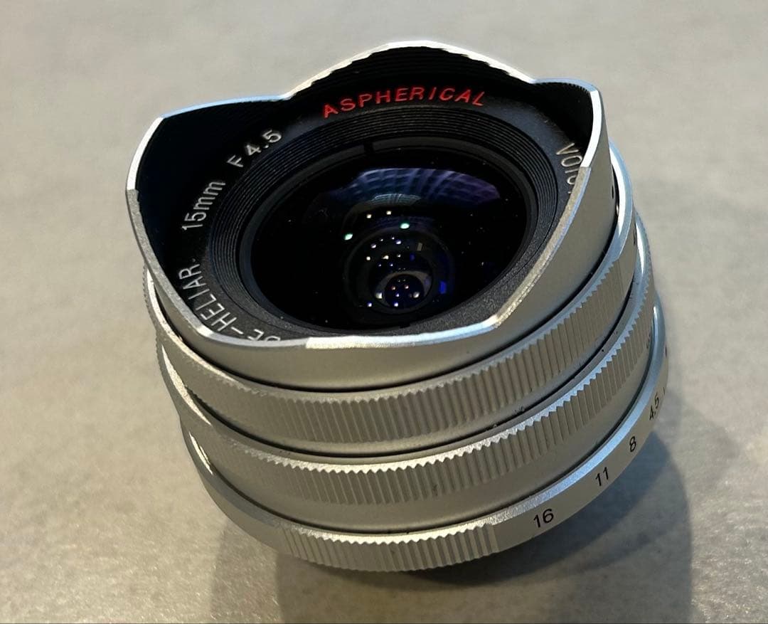 フォクトレンダー SUPER WIDE-HELIAR 15/4.5 ASP 美品