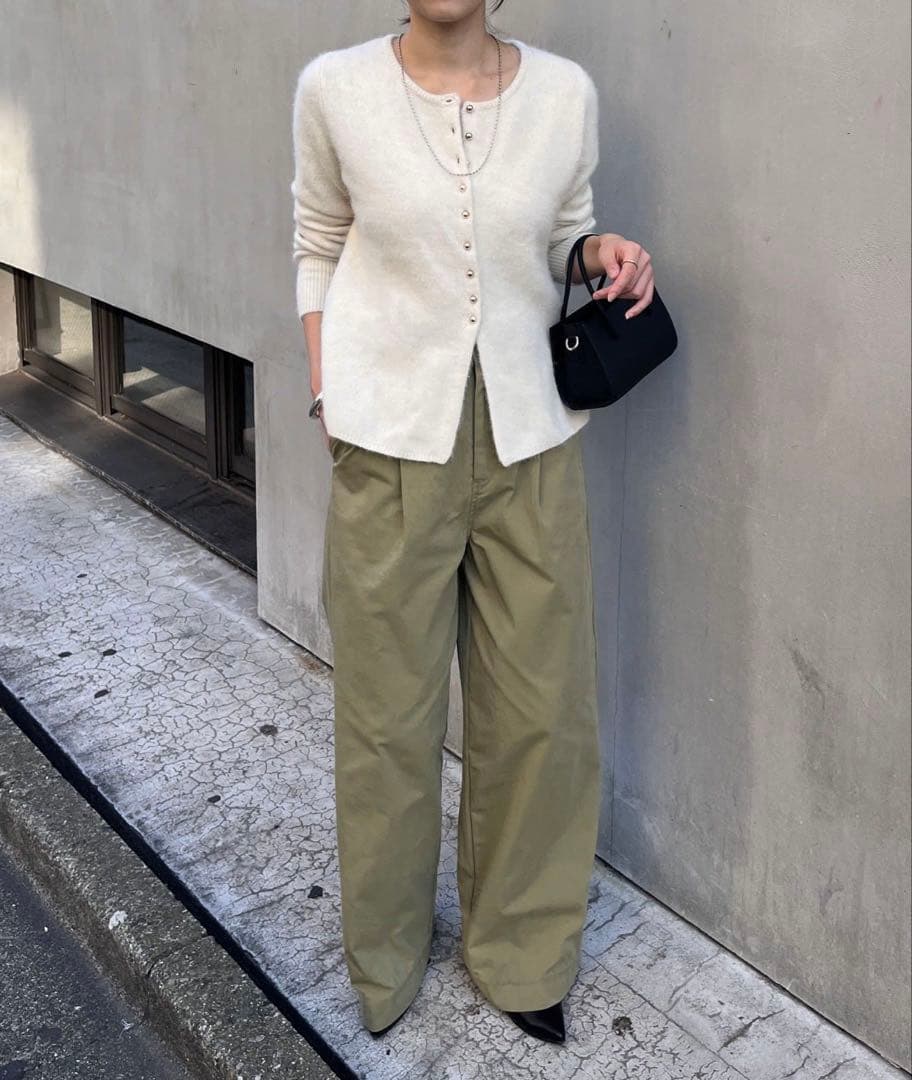 【SHENERY】ラクーンぺプラムカーディガン