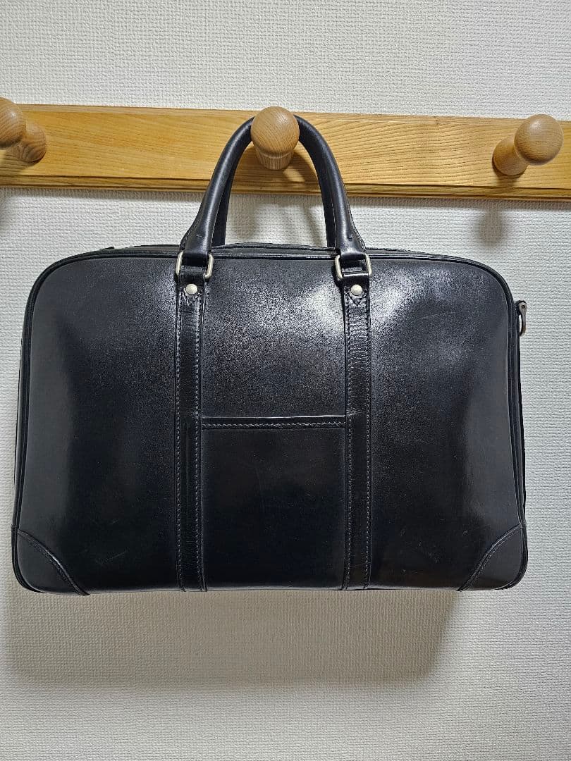万双　ブリーフケース　シモーネ　ブラック