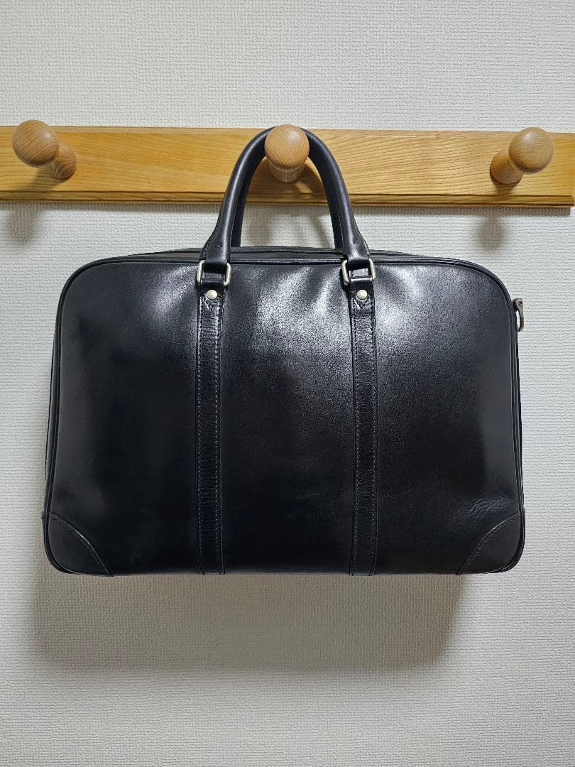 万双　ブリーフケース　シモーネ　ブラック