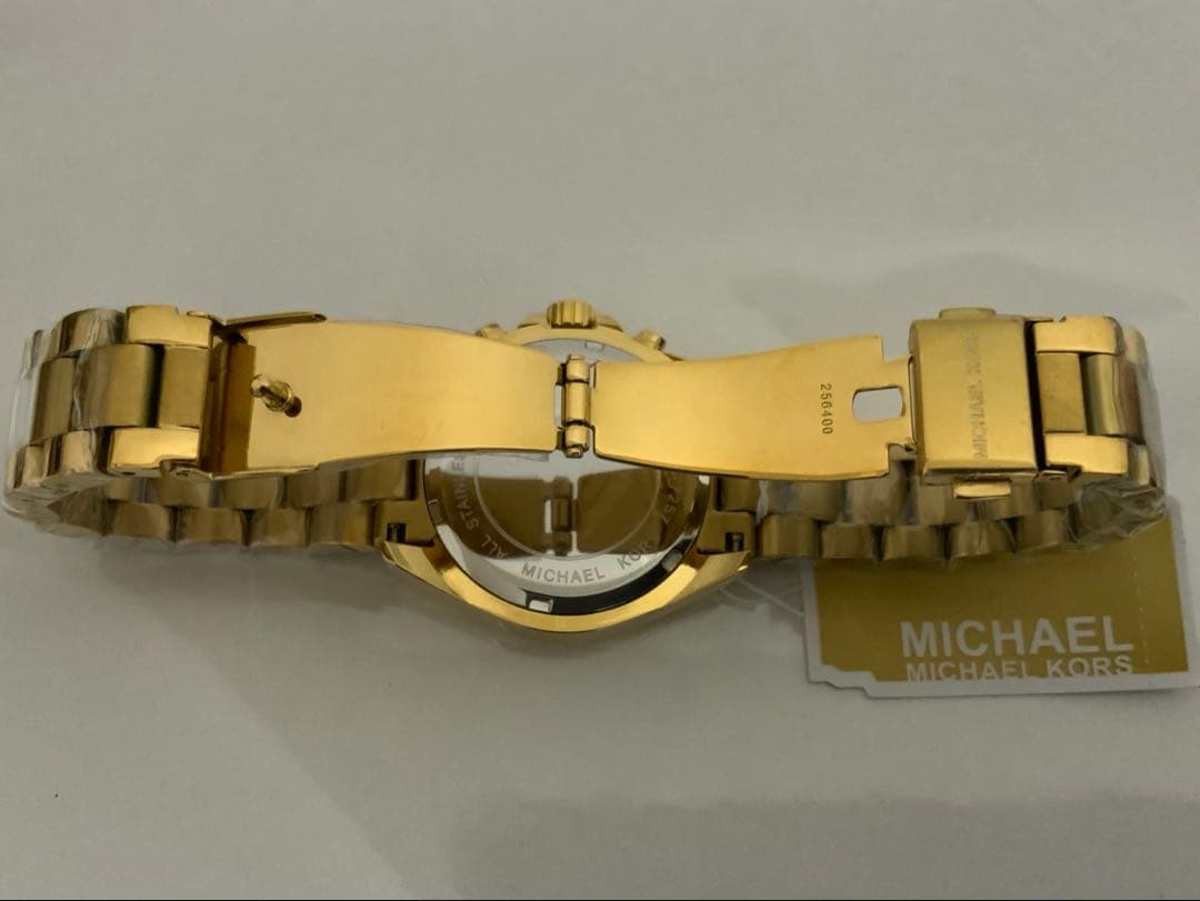 のの 新品マイケルコース時計 レディースクォーツBradshawゴールド