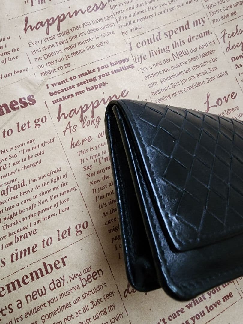 綺麗 ボッテガヴェネタ　編み込み　名刺入れ　カードケース