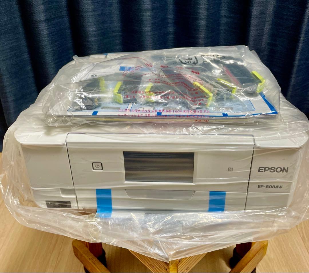 プリンター EPSON EP-808AW 配線6色インクマニュアル付き　新品