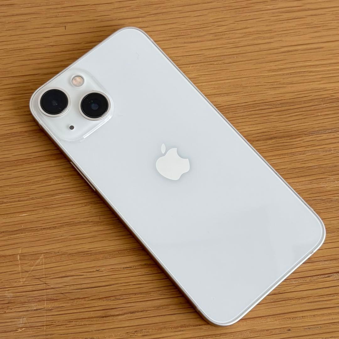 【美品】iPhone 13 mini 128GB ホワイト SIMフリー