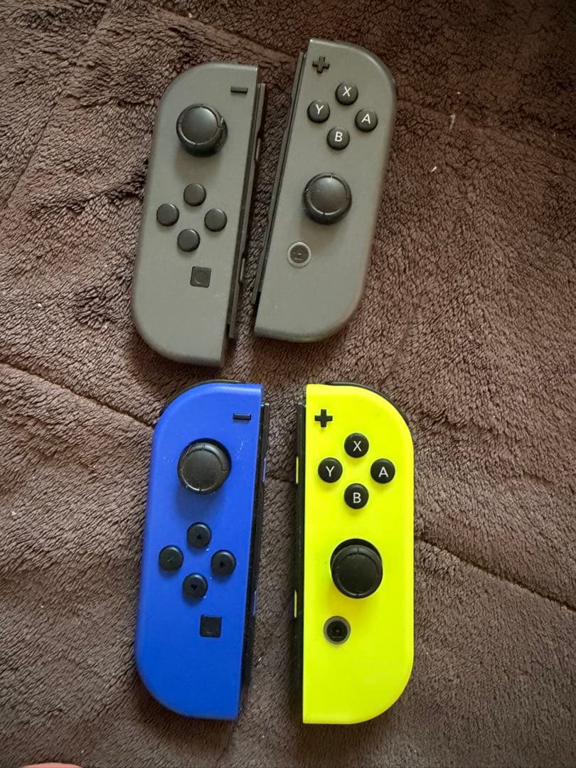 Switch1本体 付属品完備 黄色、青色、ジョイコン、Switc1ケース付き