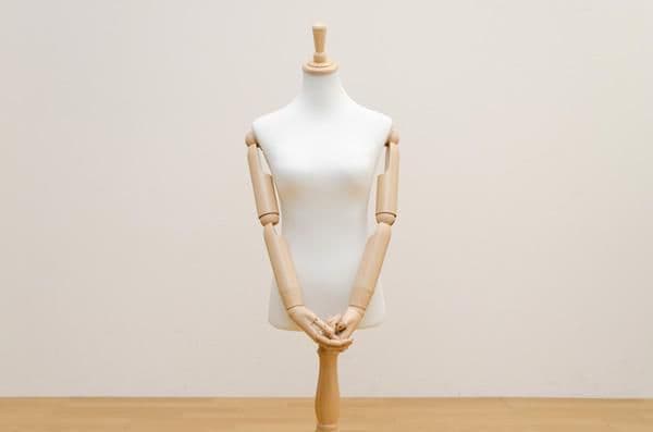 2個セットアーム付きトルソー バッグも手で持てる可動指☆