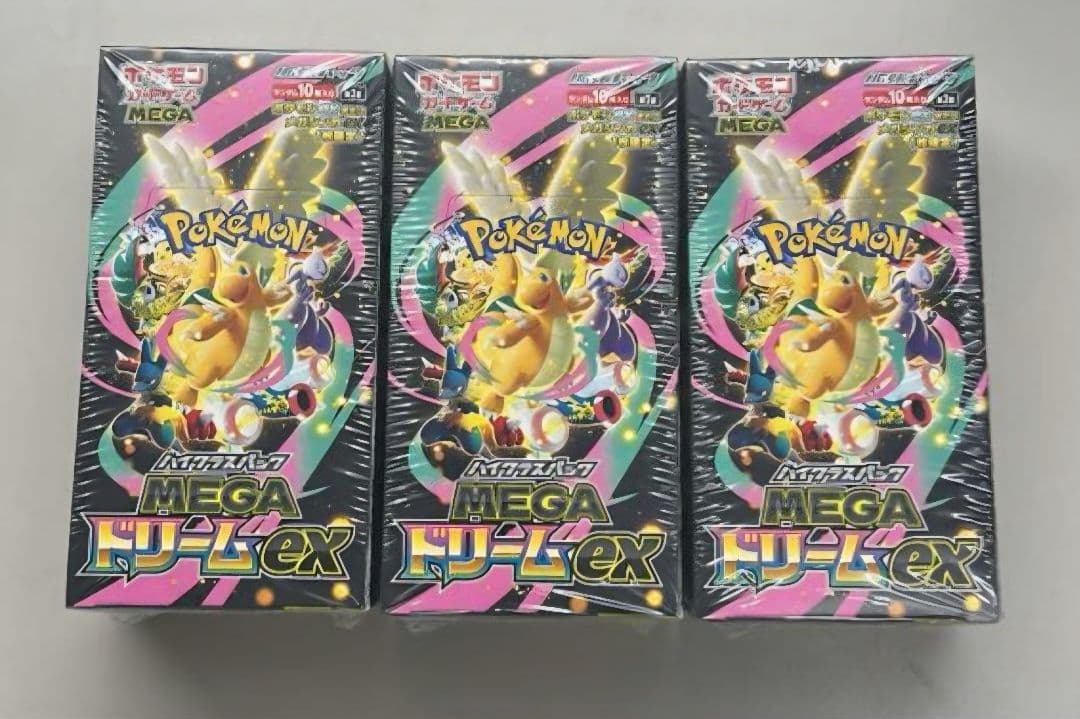 ポケモンカード シュリンク付き MEGAドリームex 3BOX