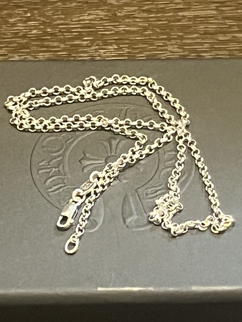 CHクロスベビーファットパヴェダイヤモンド　18インチロールチェーンセット