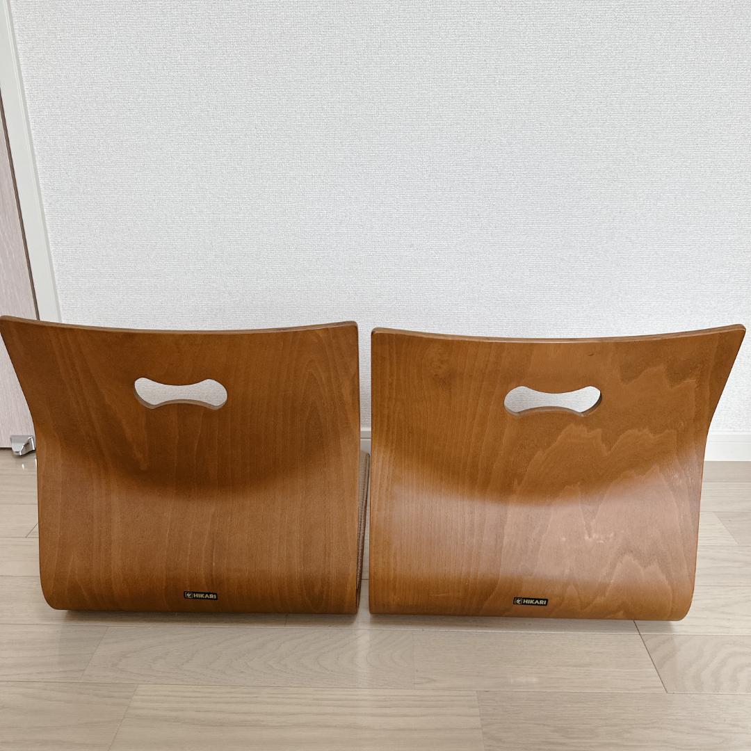 HIKARI 光製作所 曲げ木座椅子 ５脚セット 和モダン 座椅子