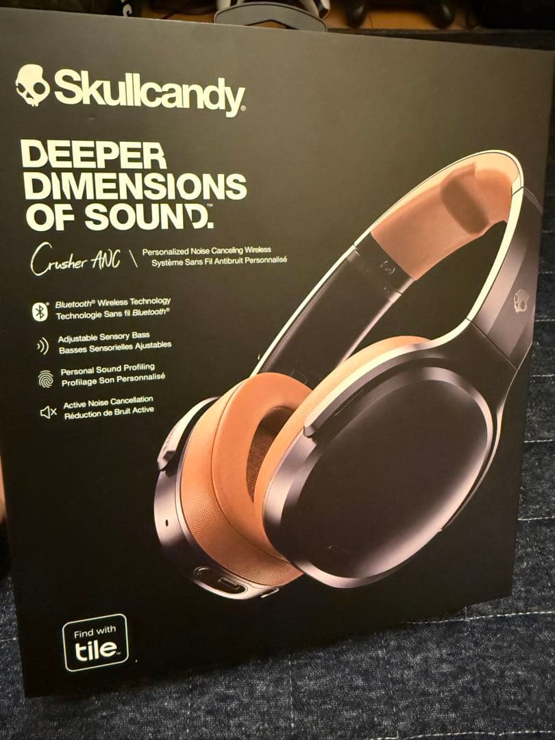 Skullcandy Crusher ANC ワイヤレスヘッドホン　美品