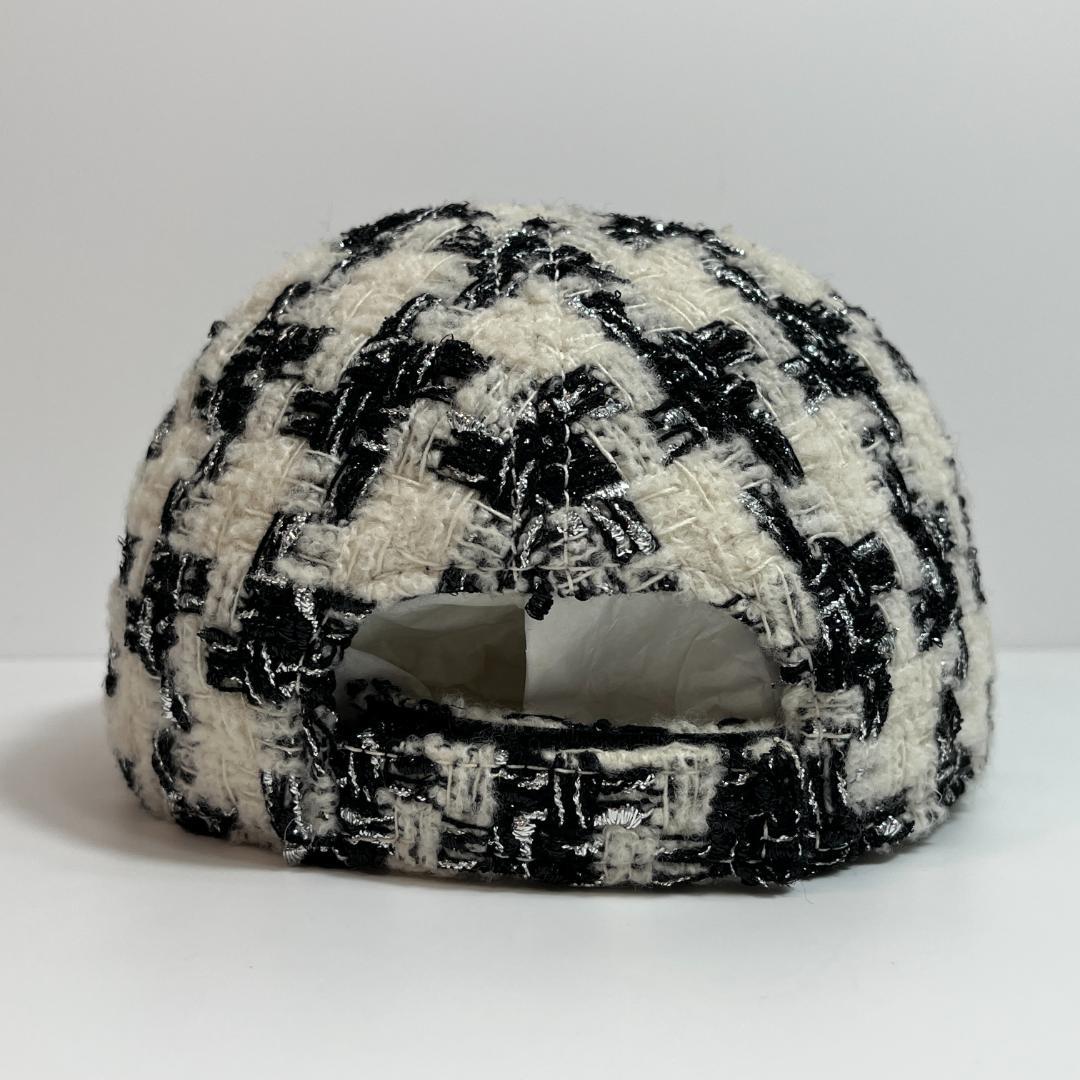 シャネル ツイード ココマーク CCキャップ MBZ159