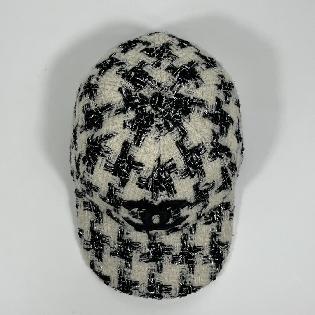 シャネル ツイード ココマーク CCキャップ MBZ159