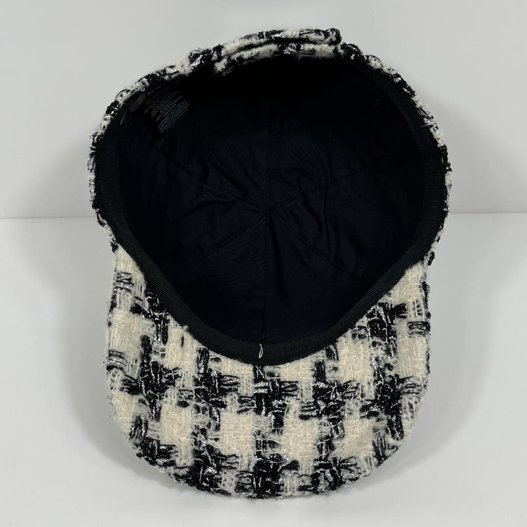 シャネル ツイード ココマーク CCキャップ MBZ159