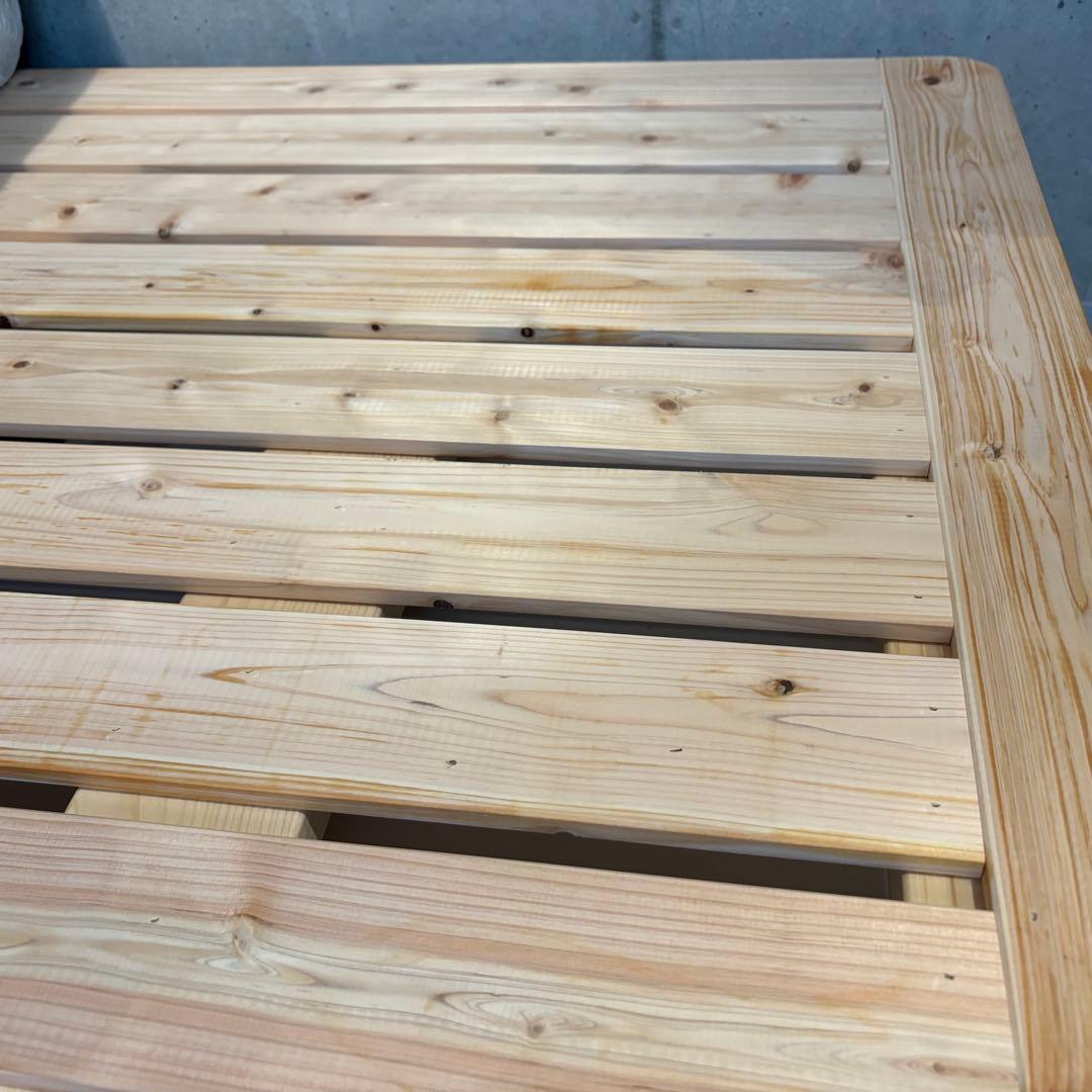 すのこベッド シングルサイズ　国産檜