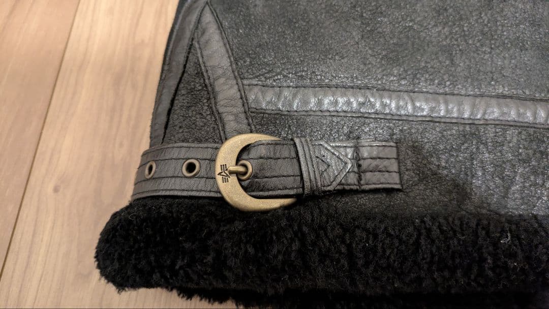 ALPHA INDUSTRIES B3リアルムートン羊革 Mサイズ
