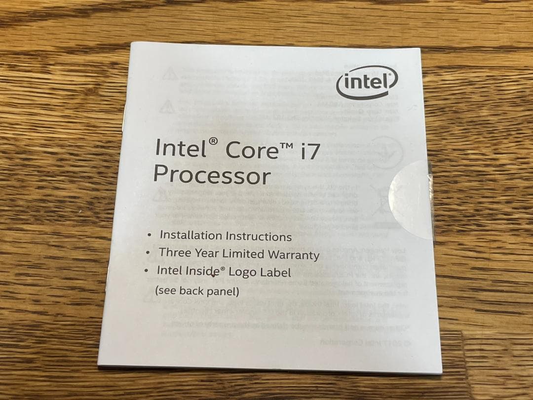 Intel CPU core i7 8700K 殻割り