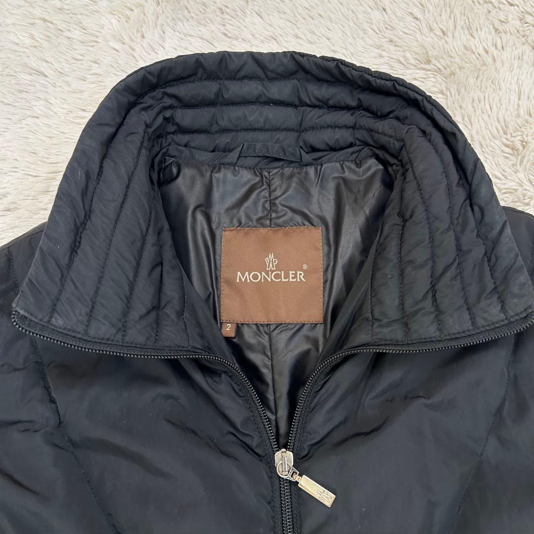 【訳あり】モンクレール モンタナ ロング ダウン 国内正規品 ブラック 茶タグ