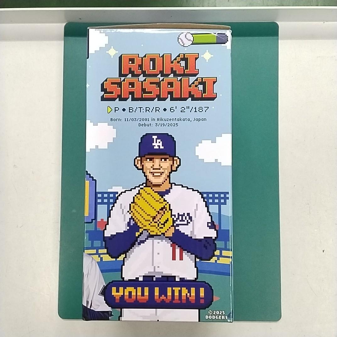 8/4来場者限定 ロサンゼルスドジャース 佐々木朗希ボブルヘッド