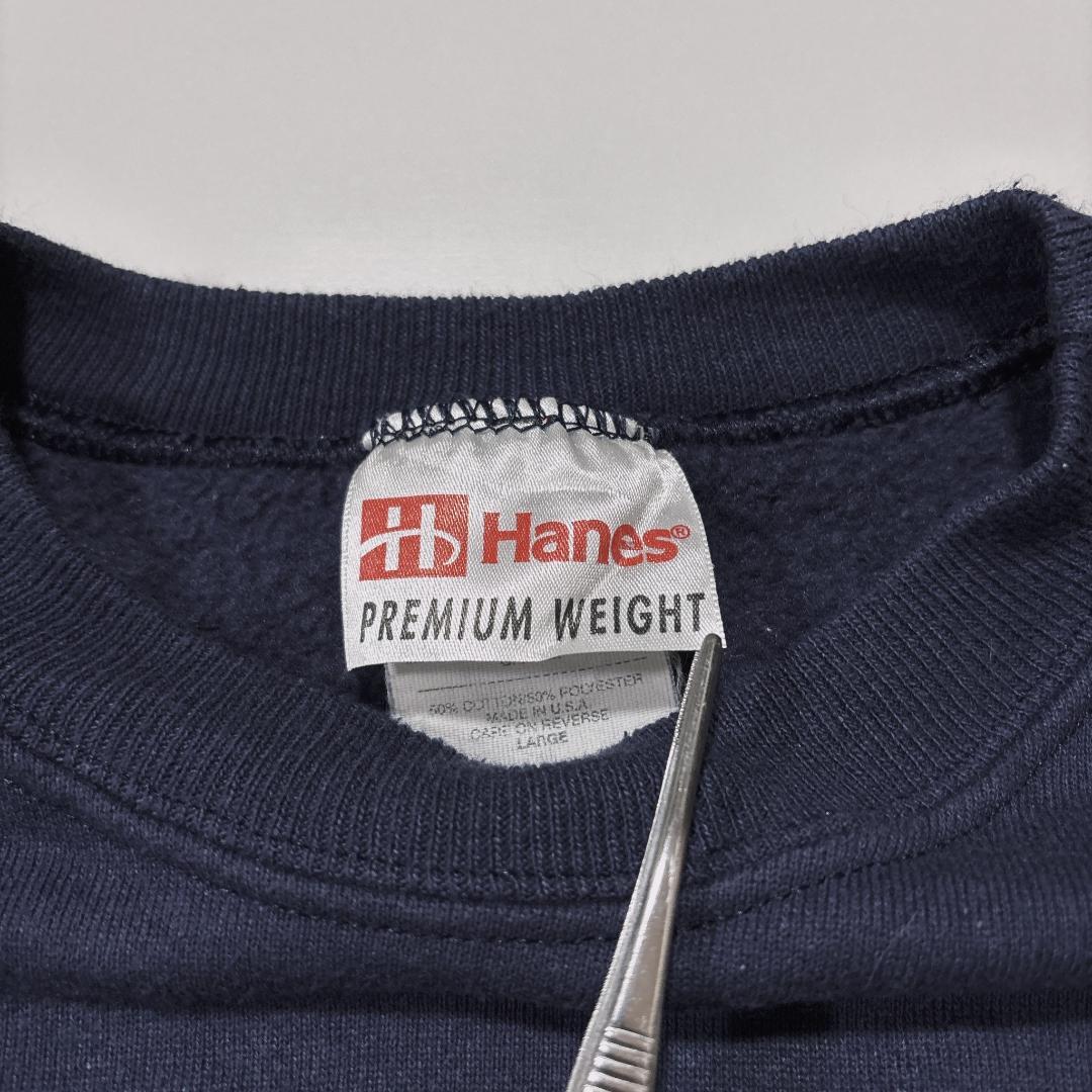 け*ー様 USA製 Hanes PREMIUMWEIGHT 無地L スウェット