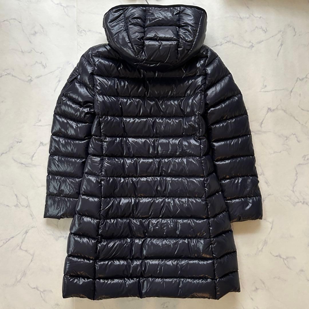 極美品 モンクレール モカ ダウンジャケット ワッペン ネイビー MOKA