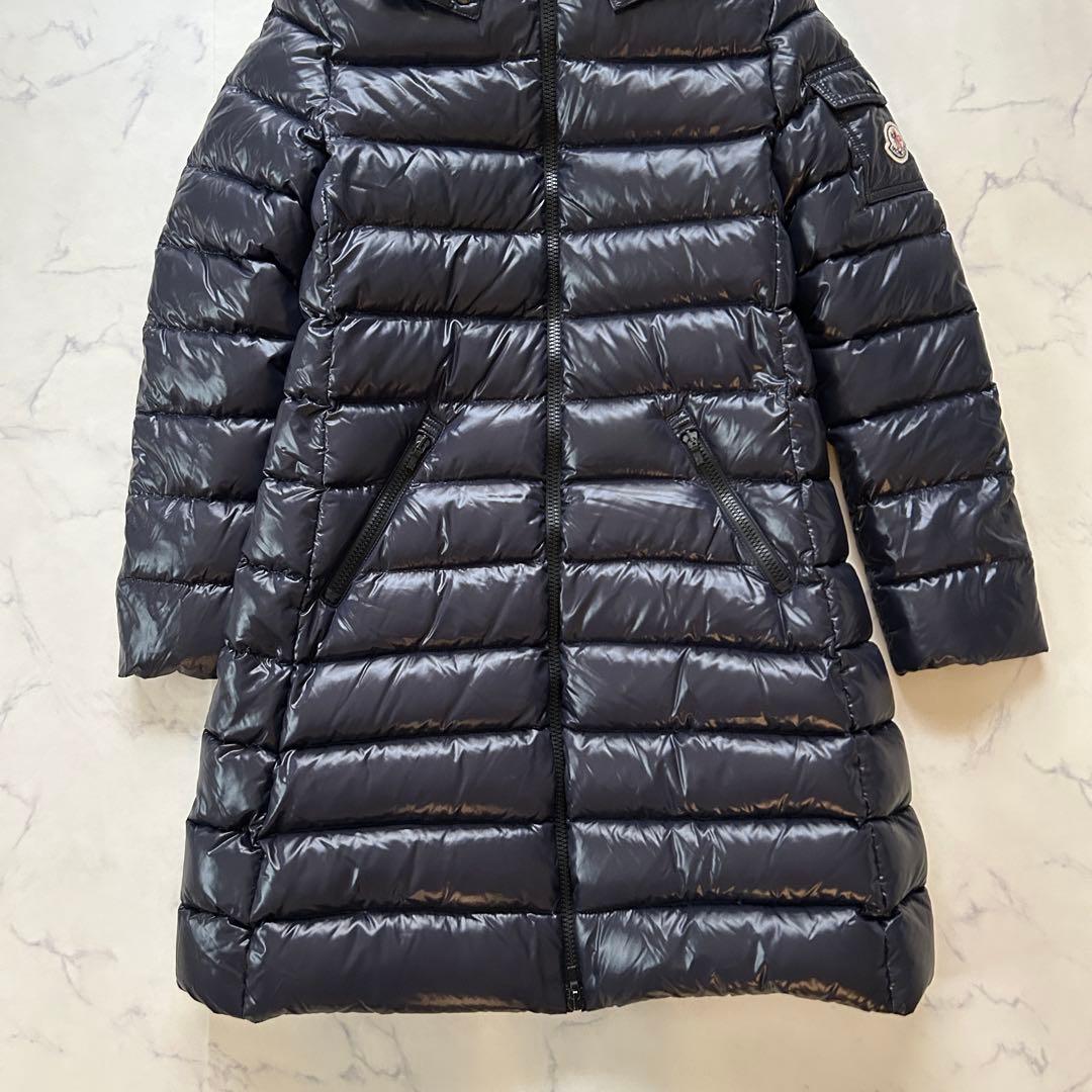 極美品 モンクレール モカ ダウンジャケット ワッペン ネイビー MOKA