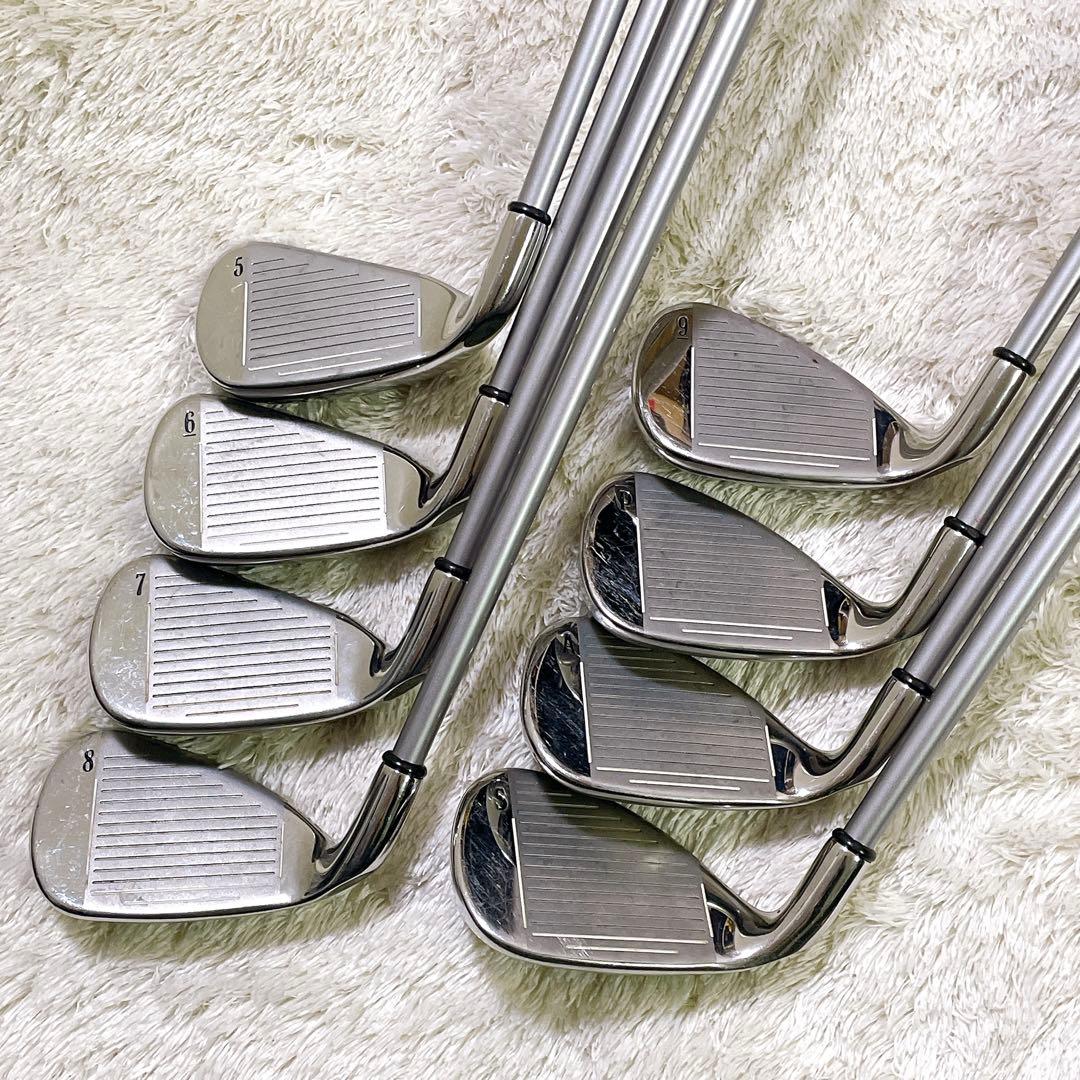 美品 キャロウェイ ビッグバーサ アイアンセット レディース 8本 L
