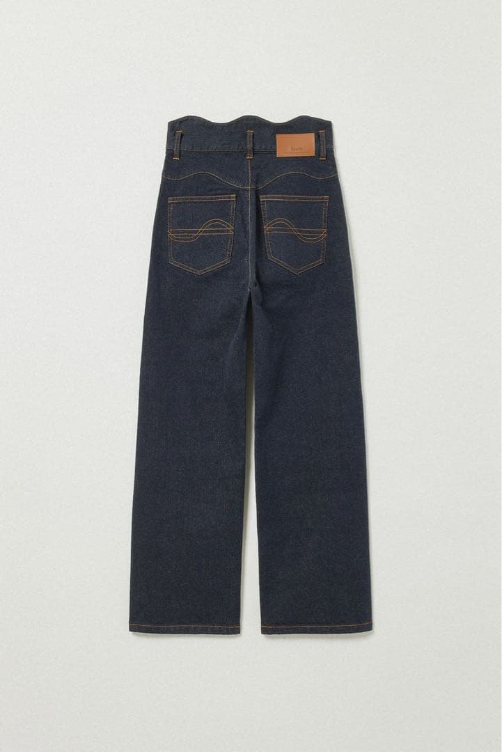 パンツ Eaphi WAVE DESIGN HIGH WAIST DENIM
