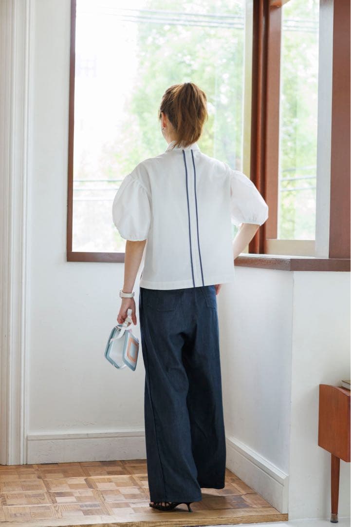 Anplegant ラップデニム　36 ダークブルー