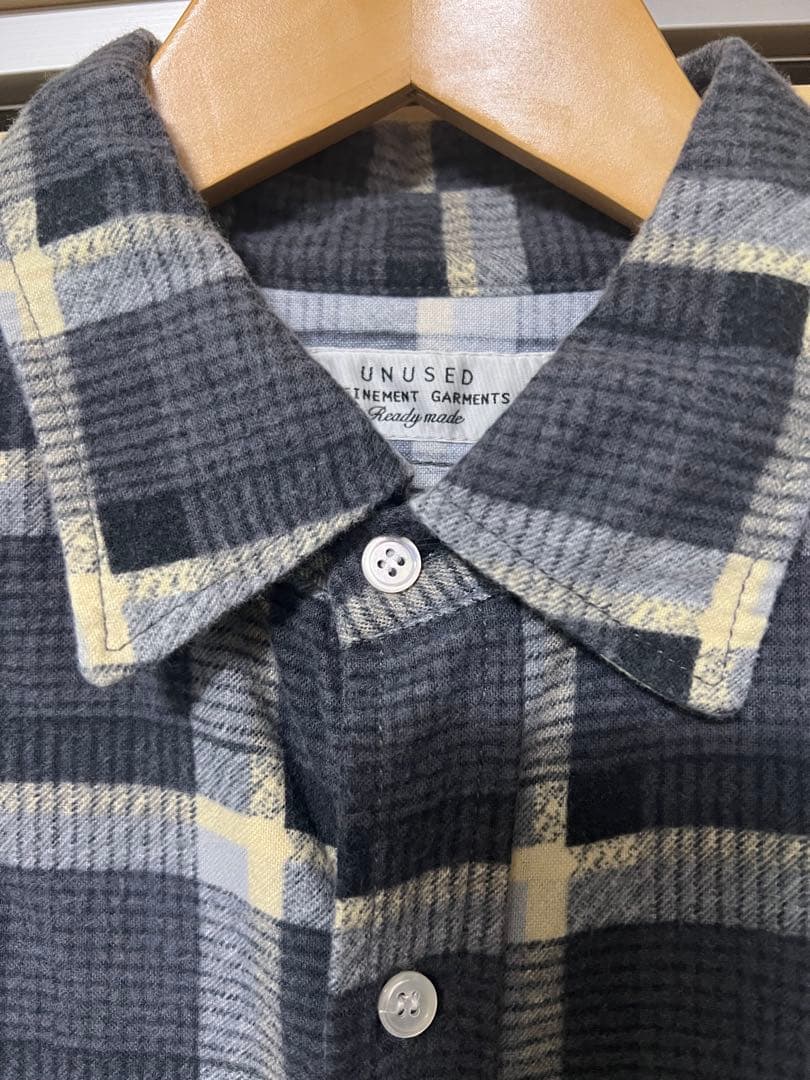 UNUSED WISM別注　ネルシャツ　2着セット