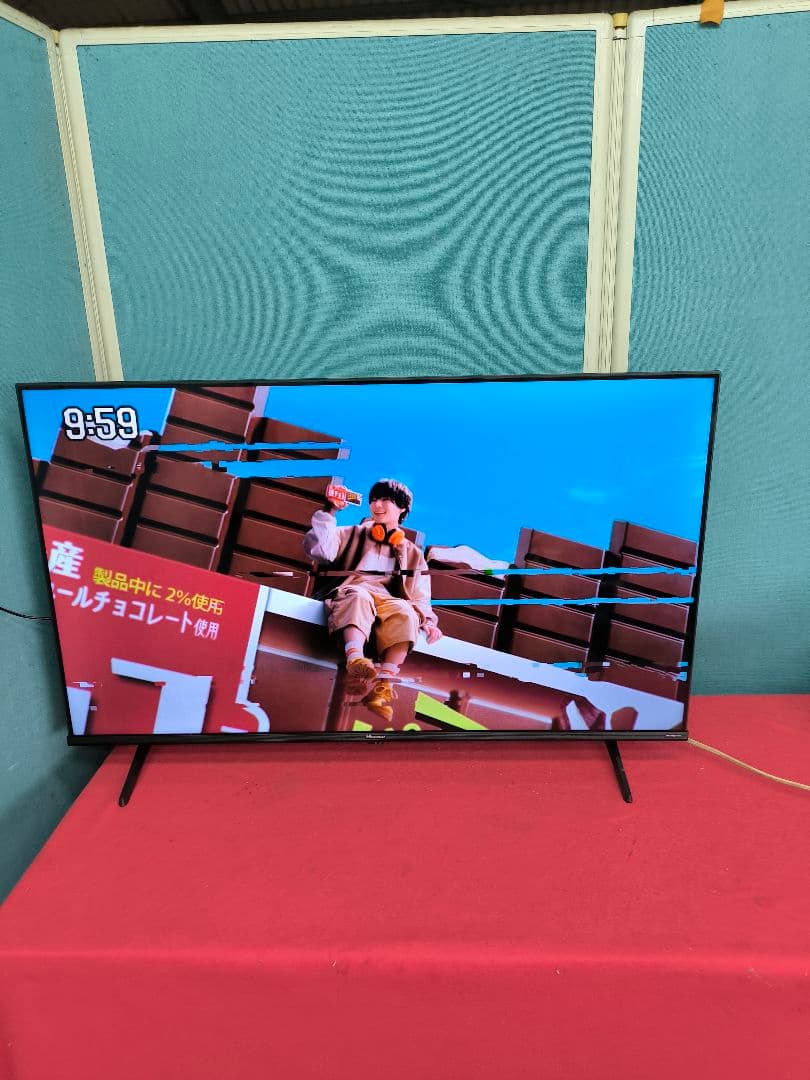2024年製　ハイセンス 43V型 4K内蔵液晶 テレビ　ネット動画43E6K
