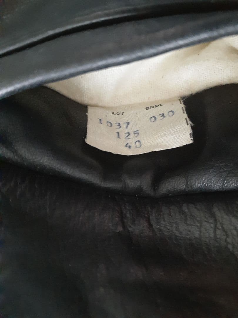 希少 Schott 125 ダブルライダース ブラック　40